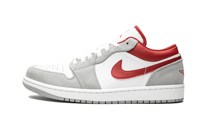 Nike Air Jordan 1 Low SE Light Smoke Grey Gym Red