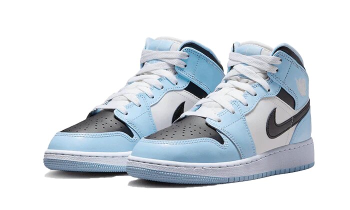 Nike Air Jordan 1 Mid Ice Blue (GS)