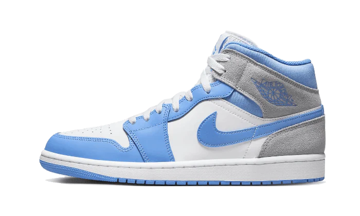 Nike Air Jordan 1 Mid University Blue Grey