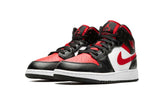 Nike Air Jordan 1 Mid Black Fire Red (GS)