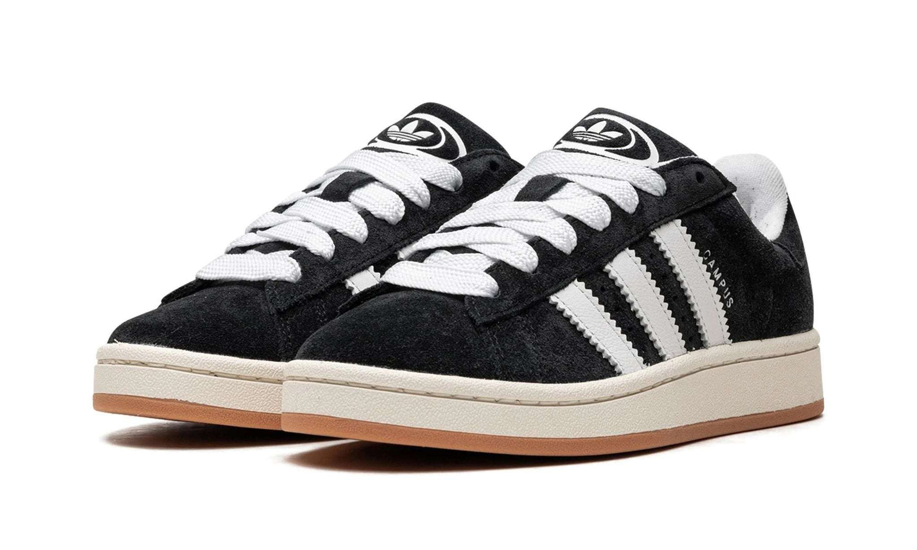 Black adidas campus shoes sales