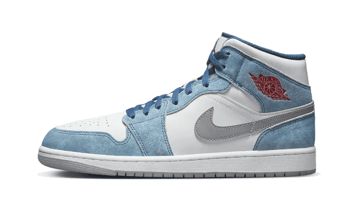 Nike Air Jordan 1 Mid French Blue Fire Red