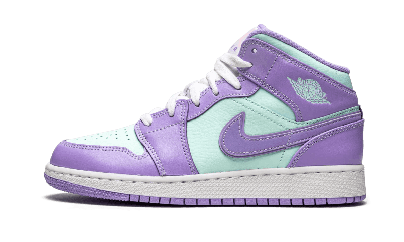 Jordan 1 Mid Purple Aqua