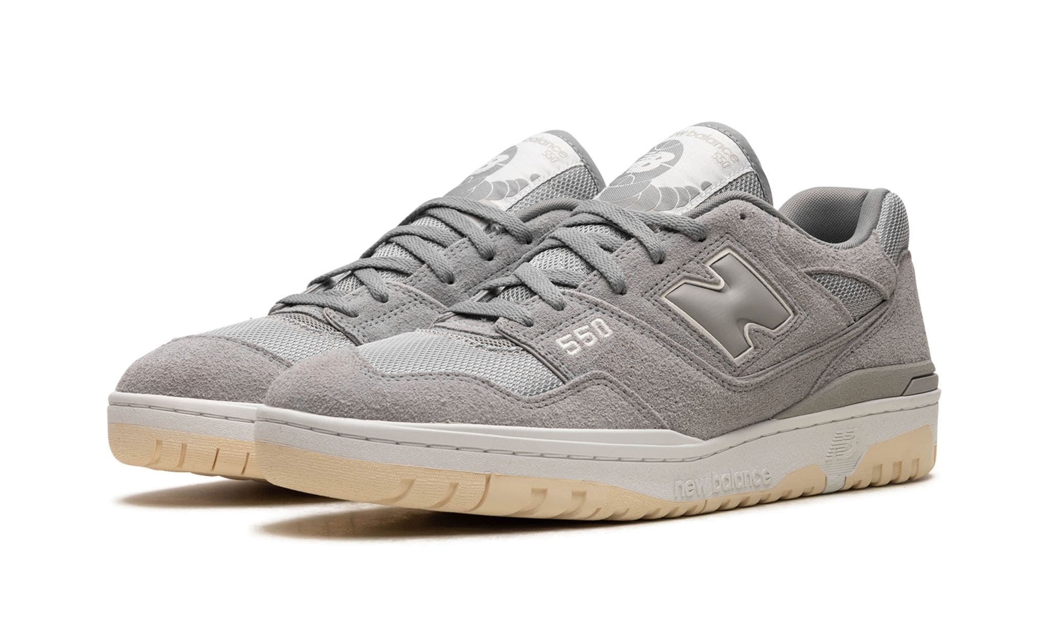 New Balance 550 Suede Slate Grey