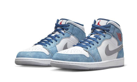 Nike Air Jordan 1 Mid French Blue Fire Red
