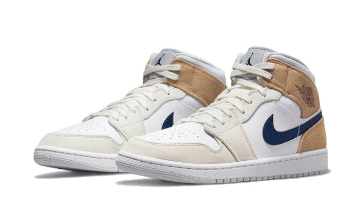 Jordan 1 Mid Tan Suede