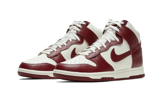 Nike Dunk High Sail Team Red (W)